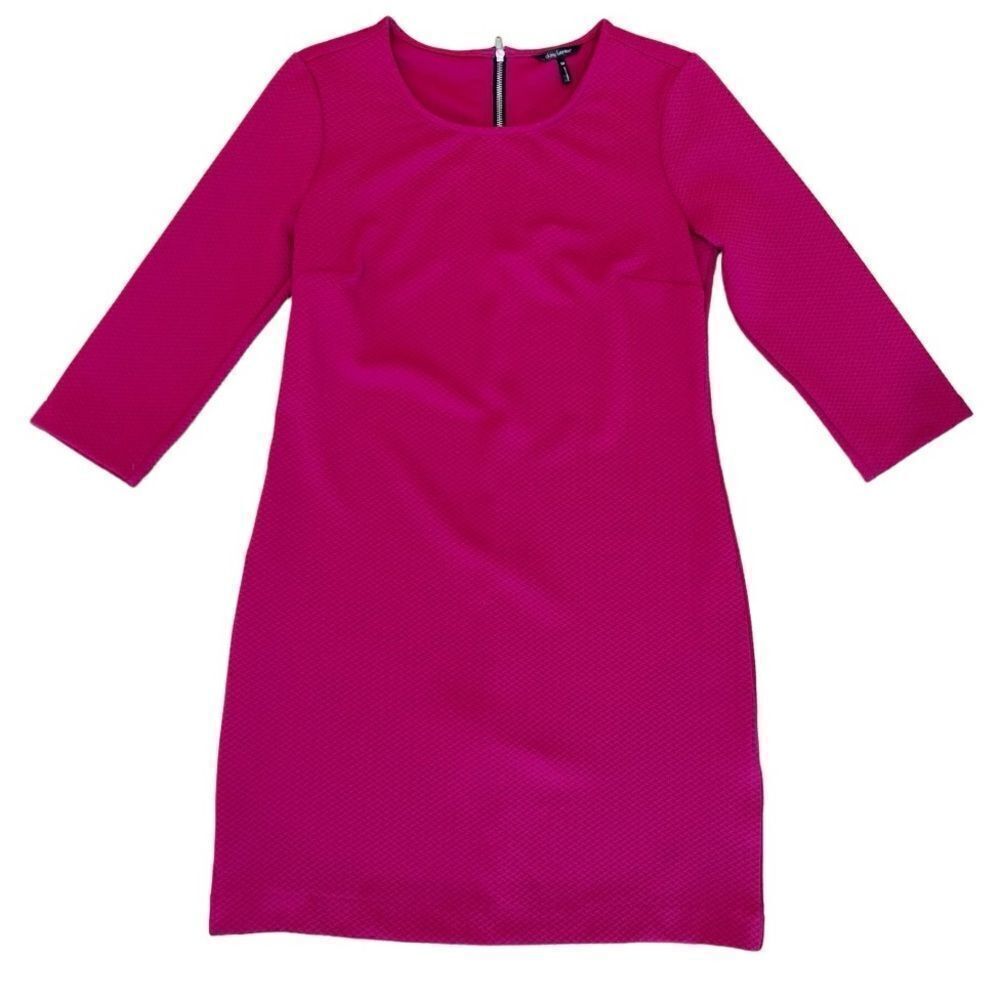 DAISY FUENTES Fuchsia Textured tunic dress size medium